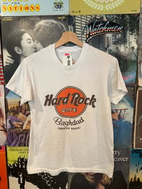 Image 1 of 80s Hard Rock Cafe Baghdad Tshirt Small