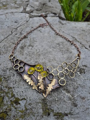 Dandelion necklace