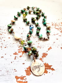 Image 3 of Magic necklace with Fox mine turquoise