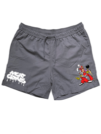 Image 13 of Swim Shorts. Gray. 13 Designs.