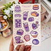 Image 1 of Ube | Fruit Dessert Sticker Sheet