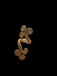 Image 1 of Gold Paj Ntaub Ring