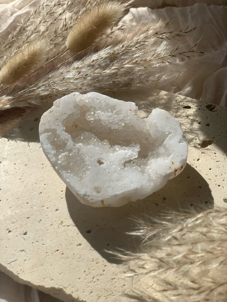Image of Druzy Quartz Heart Clusters