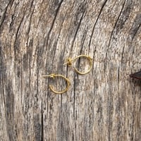 Image 3 of Diamond Hoop Gold 2