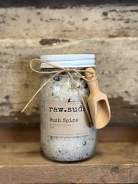 Image 1 of BUSH SPICE BATH SALTS JAR 500G + WOODEN SCOOP