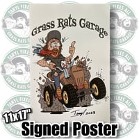 Image 1 of Grass Rat Fink Signed Posters!! 11x17 