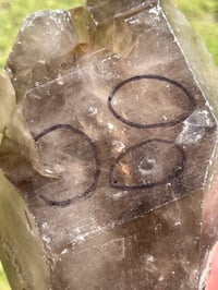Image 18 of Smoky Quartz Enhydro Multi Terminated Crystal | Zambia #2966 