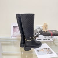 Image 5 of CC Chain Leather Boots