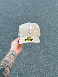 Image 4 of PINK BRIM DESERT SAND HOUSTON ASTROS CUSTOM FITTED CAP