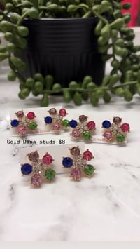 Image 3 of Gold studs PICK INSIDE3