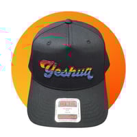 "Yeshua" Black on black Snap back