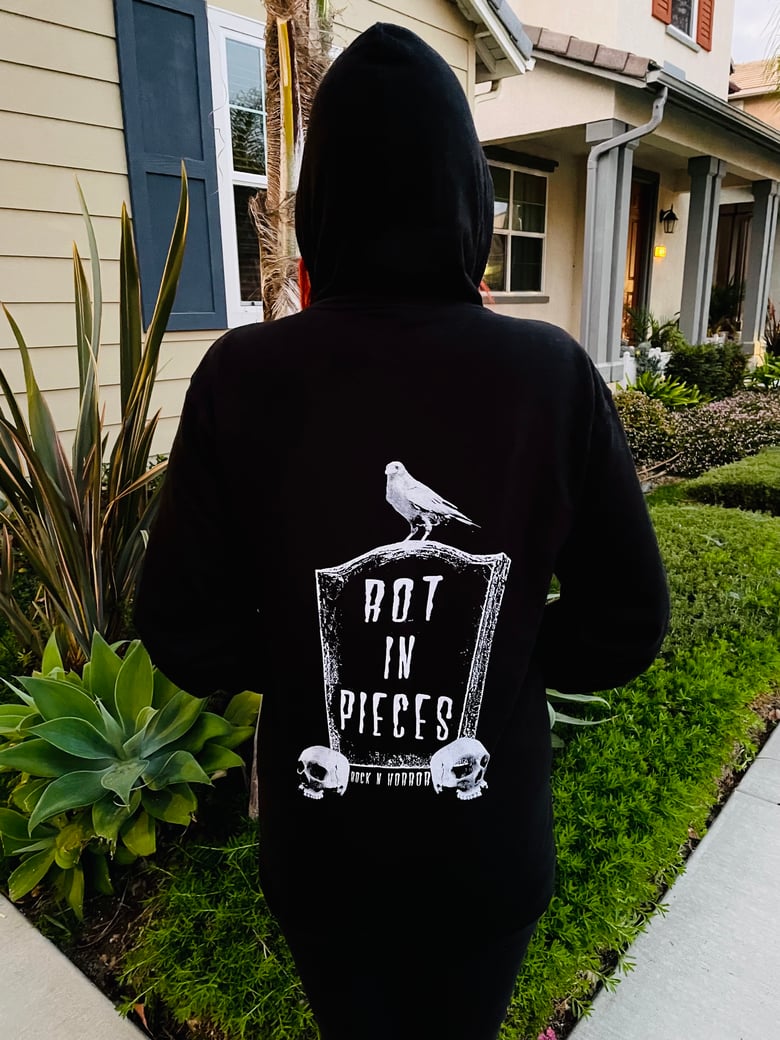 Image of Rot In Pieces Zip Up Hoodie