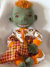 Image 4 of Herman, 23” Smiling Green Monster