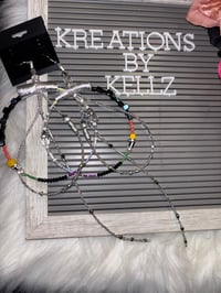 Image 2 of Silver Lining Large Hoops