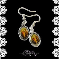 Image 2 of Sanctus Charm Earrings - Silver 