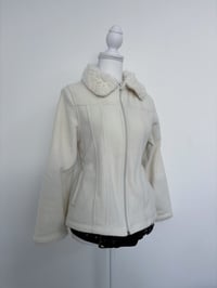 Image 1 of 00s White fleece jacket // M