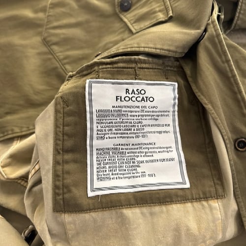 Image of AW 2005 Stone Island Raso Floccato Overshirt, size medium