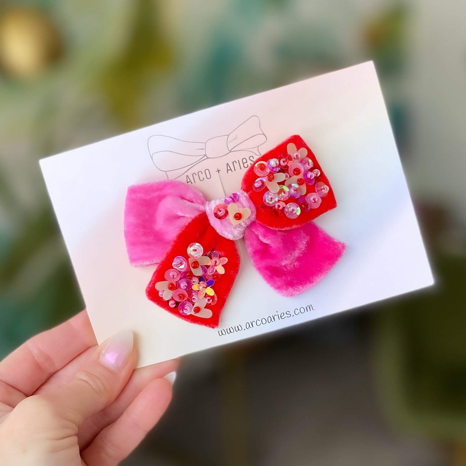 Image of Homemade Valentine Embellished Silk Velvet Midis