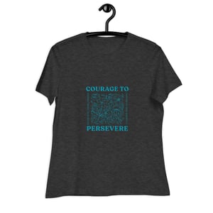Image of Courage to Persevere Floral - Women's Relaxed T-Shirt