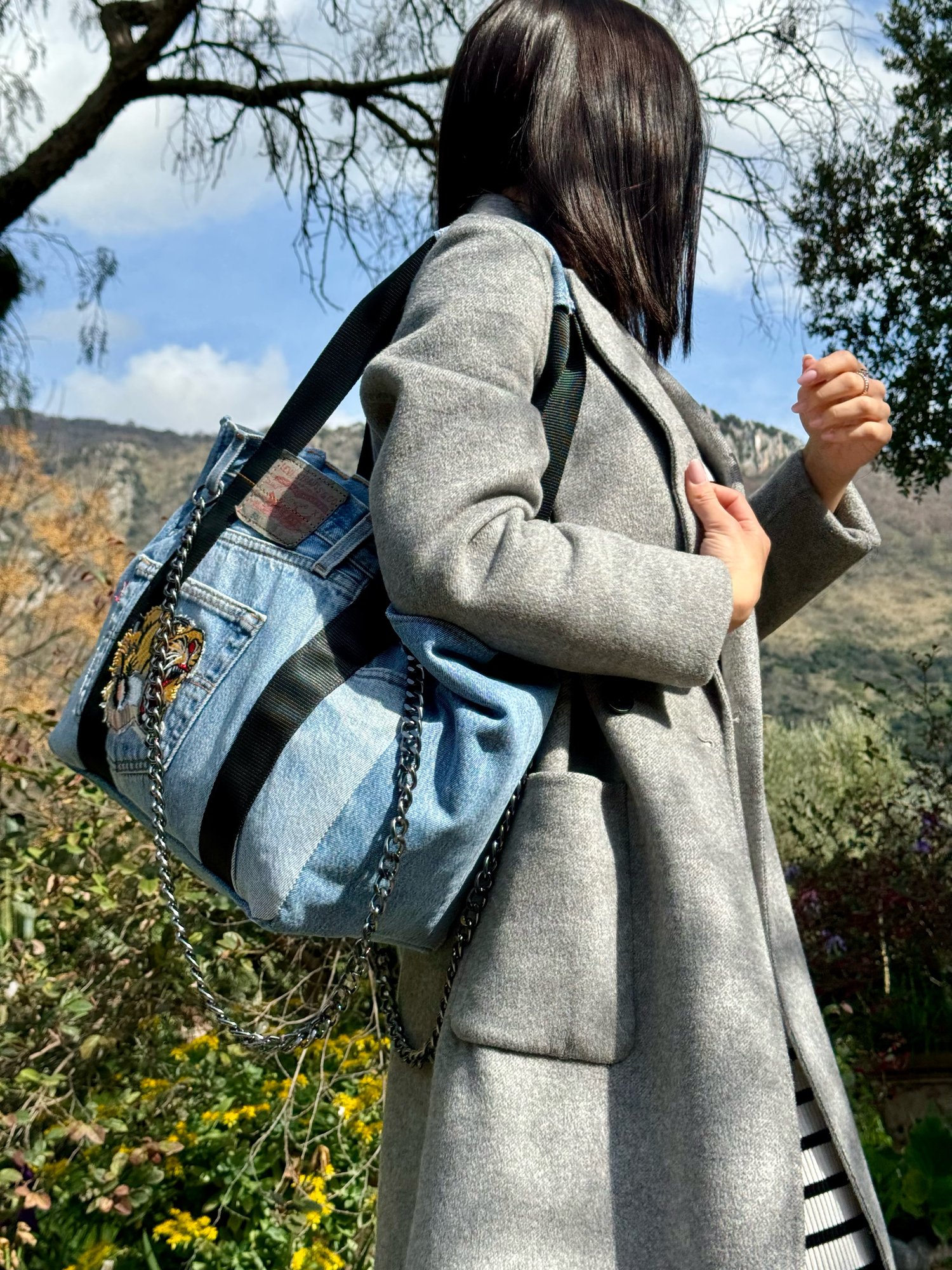 Image of Borsa in jeans Tiger