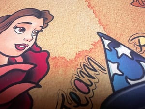 Image of Disney 2026 Inspired Traditional Tattoo Flash Sheet: DIS26A 11x14