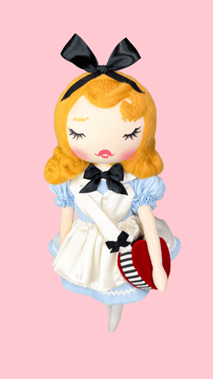 Image of CLASSIC ALICE INSPIRED MEDIUM ART DOLL 