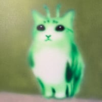 Image 1 of [Painting] alien meowl