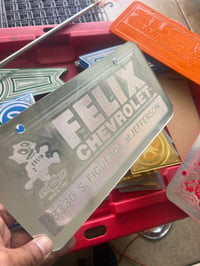 Image 2 of ALL CHROME FELIX CHEVROLET ICONIC LICENSE PLATE