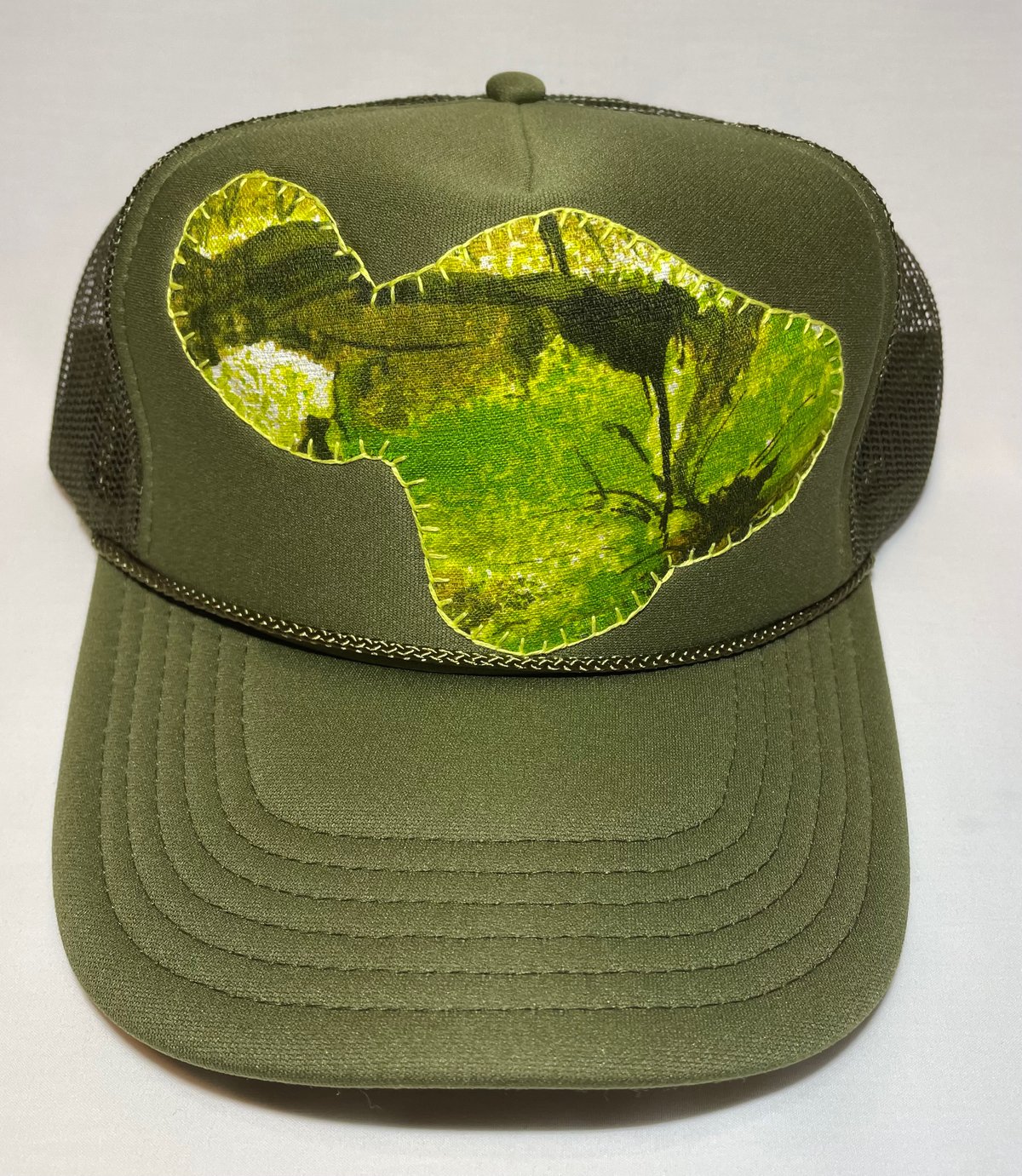 Image of Maui fabric trucker #VM 4