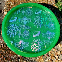 Image 2 of Mystical Things Green Coasters (Set of 2)