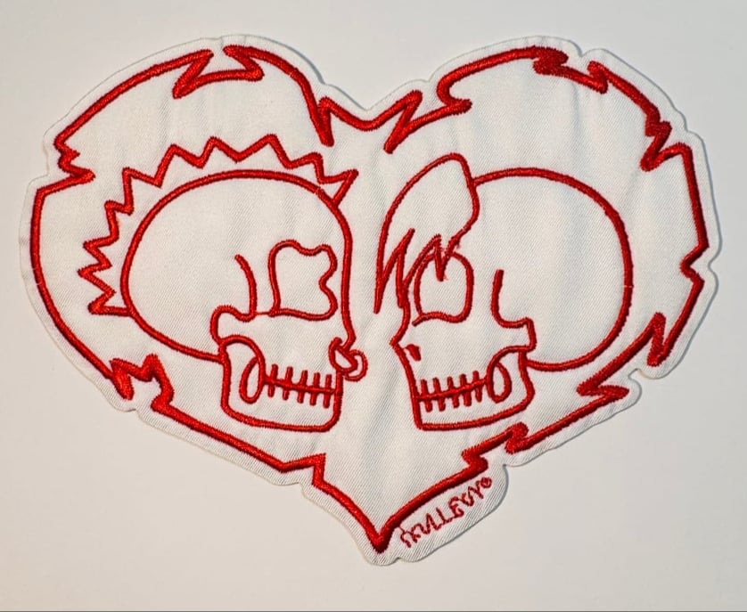 Image of Punk Rock Love Iron-On Patch 