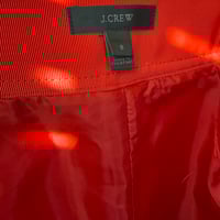 Image 5 of 1960s Style J Crew Red Wool Classic A Line Mini Skirt - Size 8 