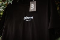 Image 1 of ''2023 BLAME'' EMBROIDERED PLAIN T-SHIRT