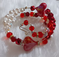 Image 4 of Red Wrap Bracelet 