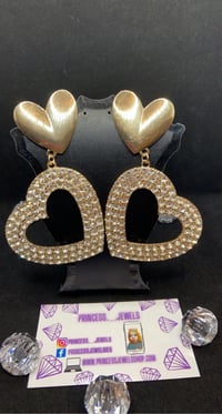 Image 1 of Double Heart Earring’s 