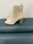 Image 4 of Violet & Red Meaghan Heeled Suede Bootie