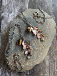 Image 1 of Oak Charm Necklace ~ Made to Order