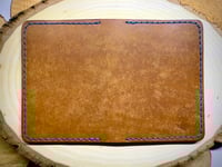 Image 3 of Bi fold card holder - Cognac Italian Pueblo 