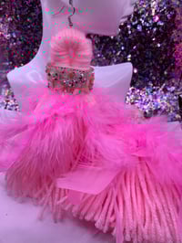 Image 6 of Black Boa/Bling Earrings 