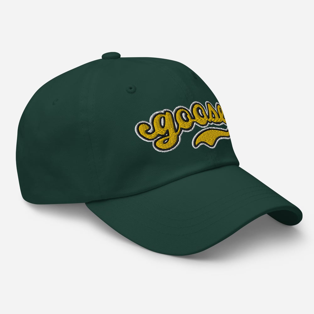 Yellow Script Dad hat