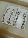 Butterfly gem dangles