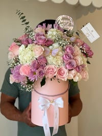 Image 2 of Spring blooms box lavender and baby pink 