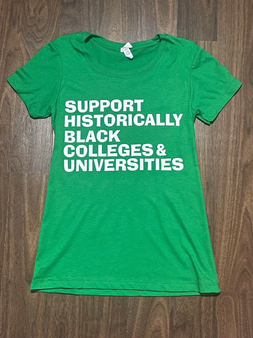 Support H.B.C.U.s Ladies Slim Fit T-Shirt