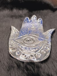 Image 4 of Hamsa Incense Burner Sapphire