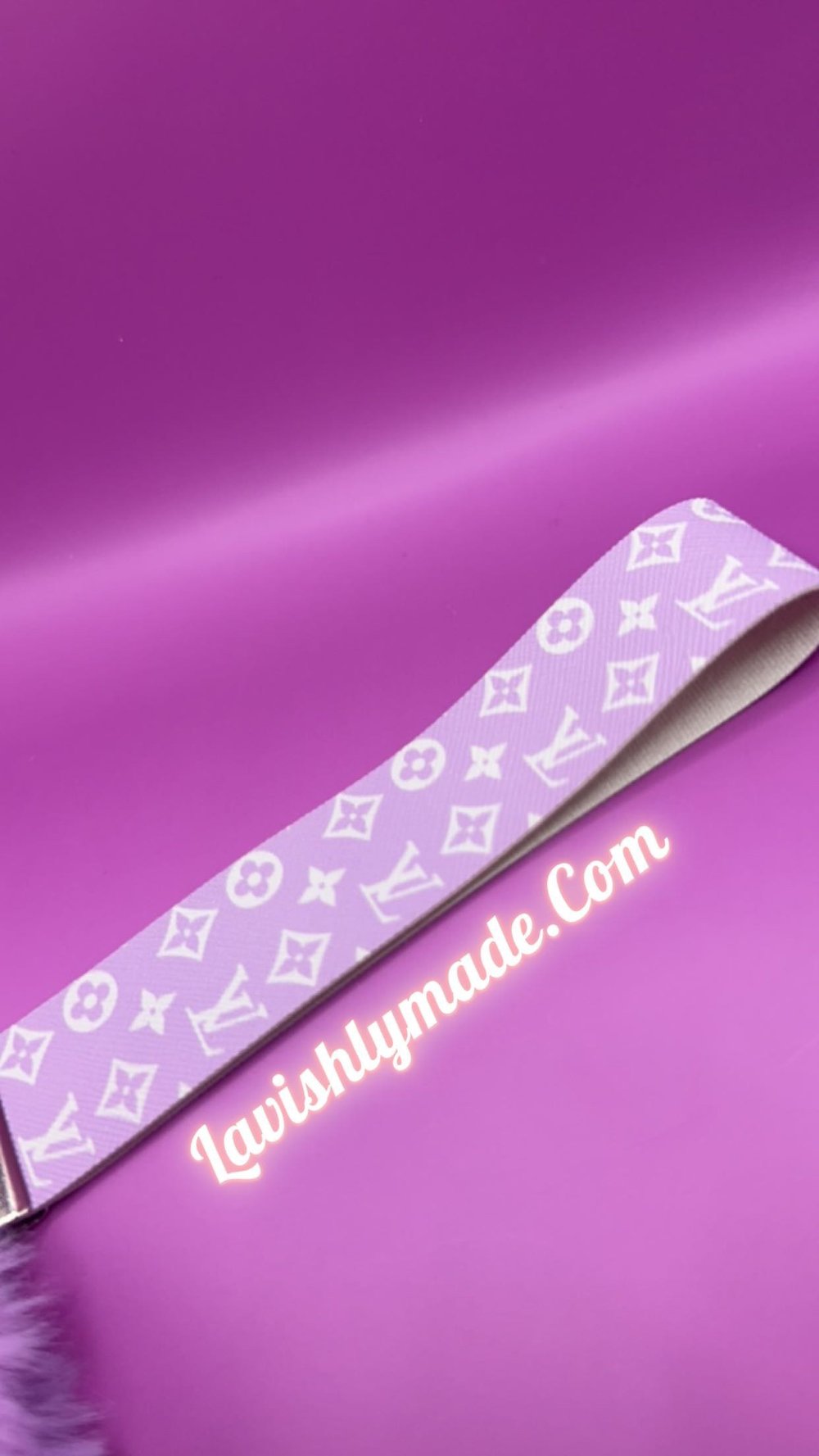 Image of Lavender LV Keychain 💜