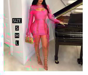 BRAIDED LS COVER-UP & MINI DRESS