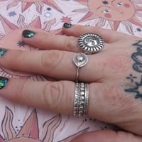 Image 6 of Handmade ‘Seraph’ Sun Ring Sterling Silver