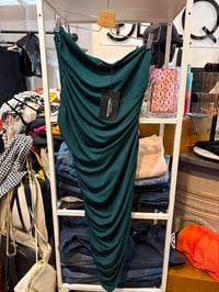 Image 1 of NWT prettylittlething green dress