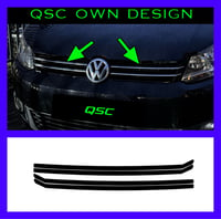 X4 Vw Caddy Mk3 Facelift Front Grill Dechrome Stickers 