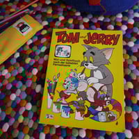 Image 2 of vintage coloring book - TOM & JERRY